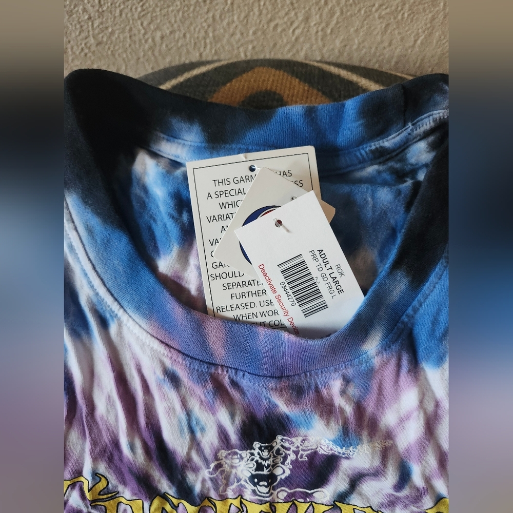 Grateful Dead Raw Edge Destroyed Fringe Tshirt - Picture 2 of 4